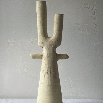 Sculptural Tamegroute Sword Candle Holder